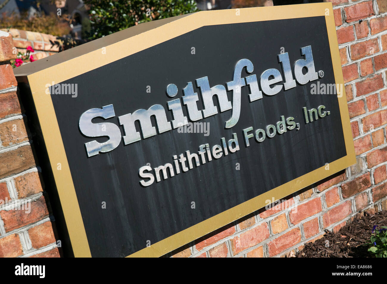Der Hauptsitz von Schweinefleisch Produzent Smithfield Foods, Inc. Stockfoto