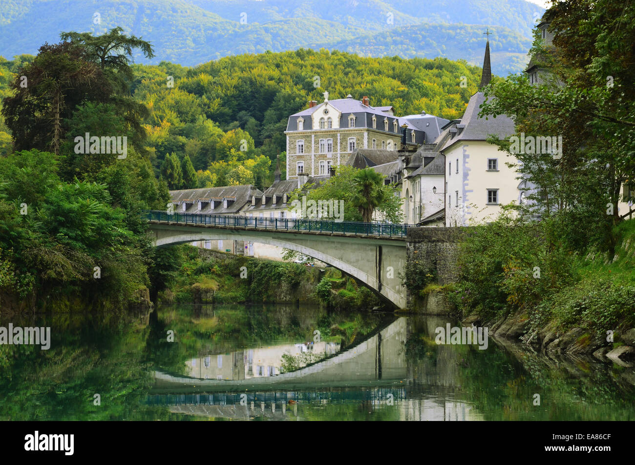 Bastida Lestelle-Betharram in den französischen Pyrenäen Stockfoto