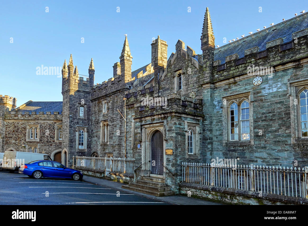 Das Amtsgericht in Tavistock, Devon, UK Stockfoto