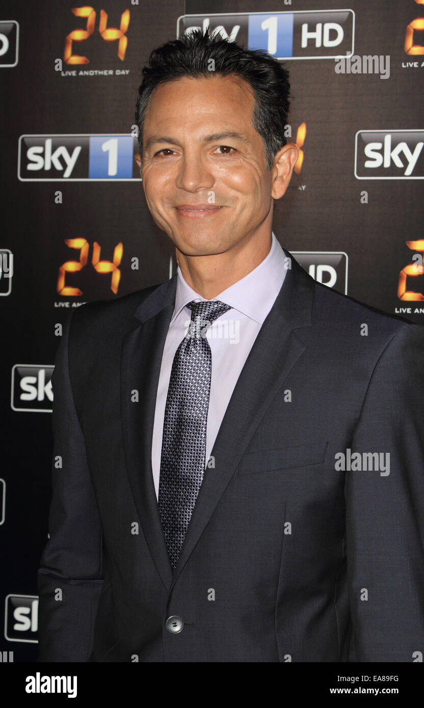 "24 - live Another Day" UK TV-Premiere bei Old Billingsgate, London Featuring statt: Benjamin Bratt Where: London, Vereinigtes Königreich bei: 6. Mai 2014 Stockfoto
