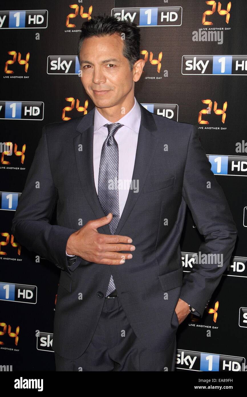 "24 - live Another Day" UK TV-Premiere bei Old Billingsgate, London Featuring statt: Benjamin Bratt Where: London, Vereinigtes Königreich bei: 6. Mai 2014 Stockfoto