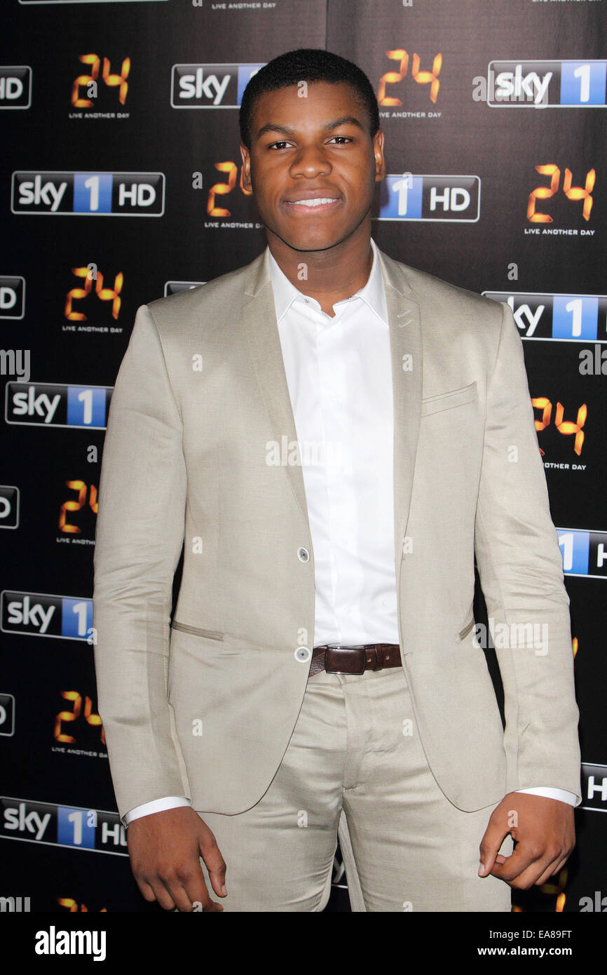 "24 - live Another Day" UK TV-Premiere bei Old Billingsgate, London Featuring statt: John Boyega Where: London, Vereinigtes Königreich bei: 6. Mai 2014 Stockfoto