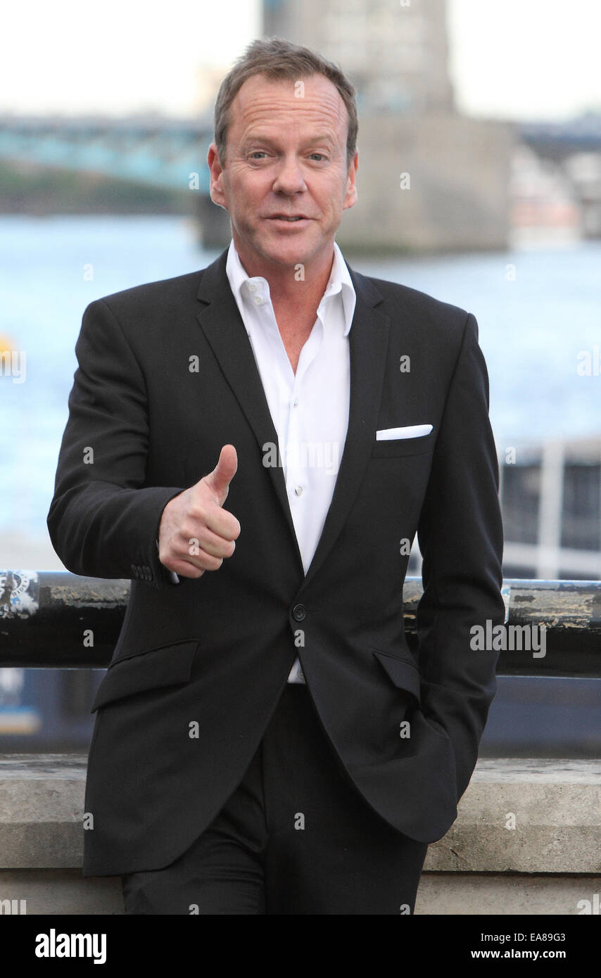 "24 - live Another Day" UK TV-Premiere bei Old Billingsgate, London Featuring statt: Kiefer Sutherland wo: London, Vereinigtes Königreich bei: 6. Mai 2014 Stockfoto