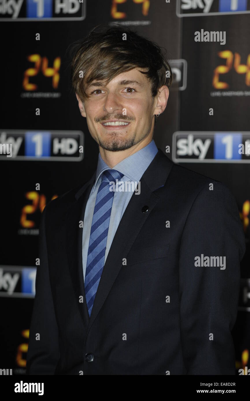 "24 - live Another Day" UK TV-Premiere bei Old Billingsgate Featuring statt: Giles Matthey wo: London, Vereinigtes Königreich bei: 6. Mai 2014 Stockfoto