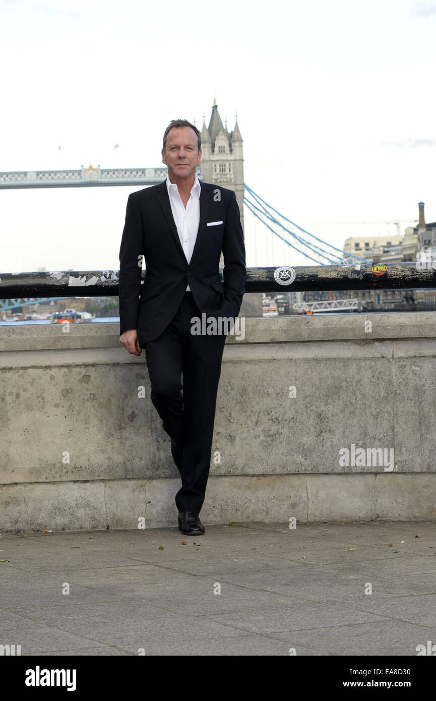 "24 - live Another Day" UK TV-Premiere bei Old Billingsgate Featuring statt: Kiefer Sutherland wo: London, Vereinigtes Königreich bei: 6. Mai 2014 Stockfoto