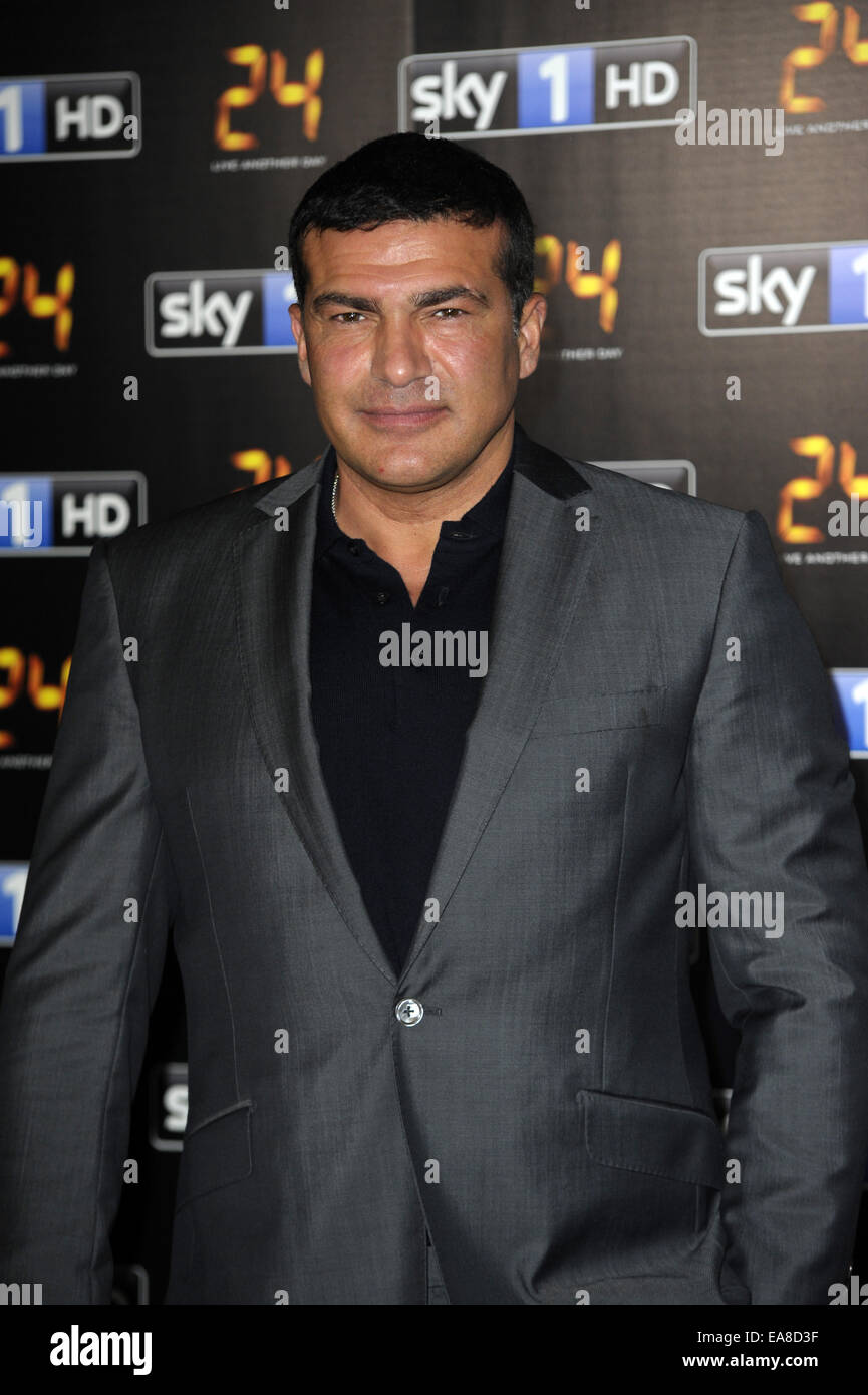 "24 - live Another Day" UK TV-Premiere bei Old Billingsgate Featuring statt: Tamer Hassan Where: London, Vereinigtes Königreich bei: 6. Mai 2014 Stockfoto
