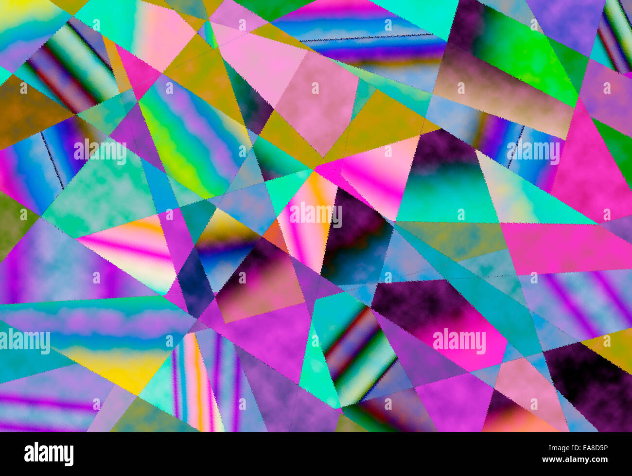 abstrakten Farbmalerei durch computer Stockfoto