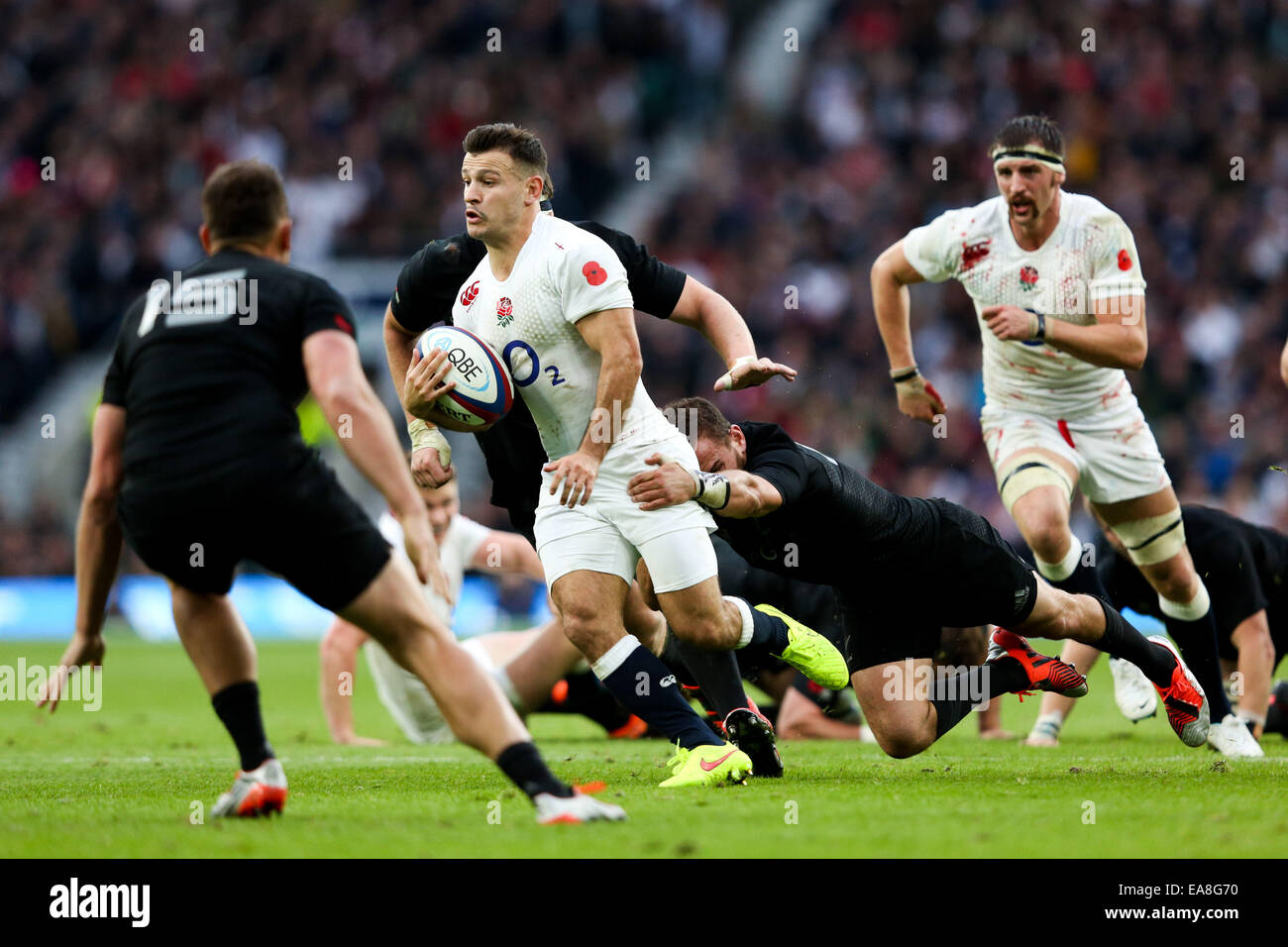 London, UK. 8. November 2014. Englands Danny Care - QBE Herbst Internationals - England Vs New Zealand. Bildnachweis: Cal Sport Media/Alamy Live-Nachrichten Stockfoto
