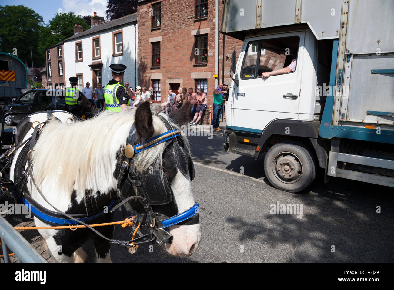 Appleby Horse Fair, Appleby In Westmorland, Cumbria, England, Großbritannien Stockfoto