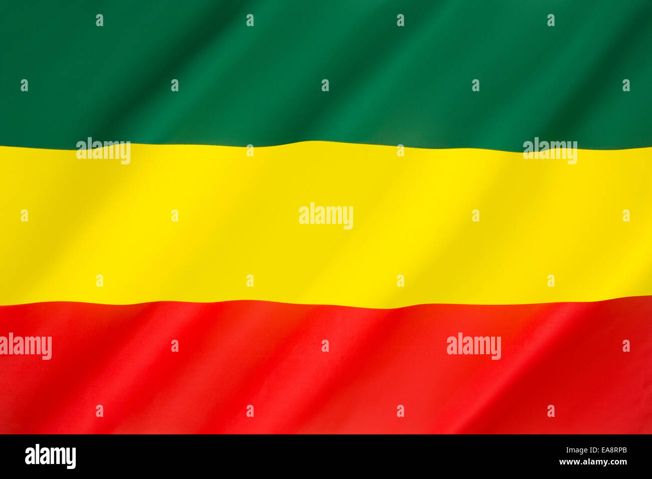 Flagge der Rastafari Bewegung Stockfoto