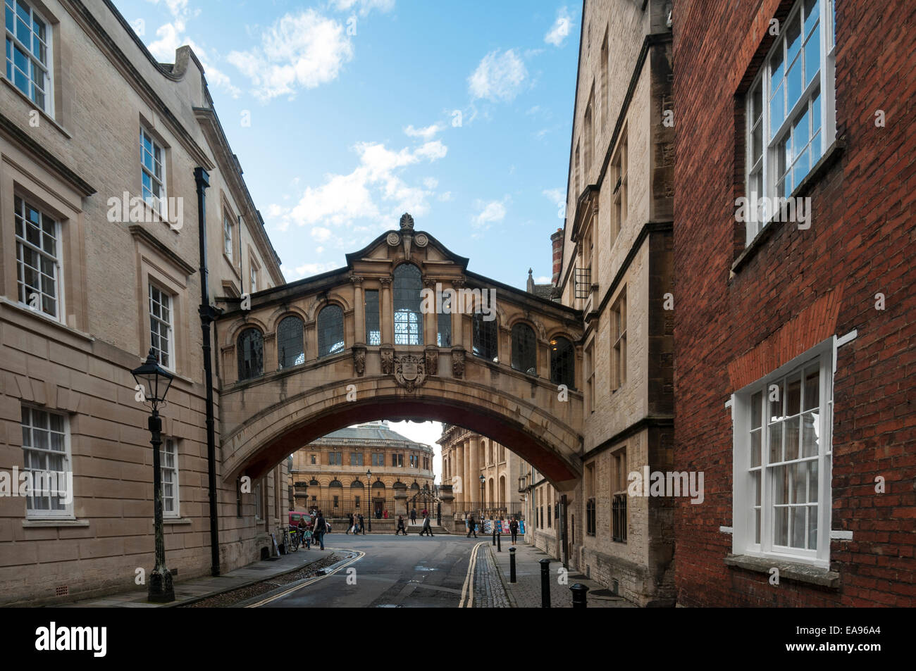Hertford Brücke (Seufzerbrücke) Oxford England Stockfoto