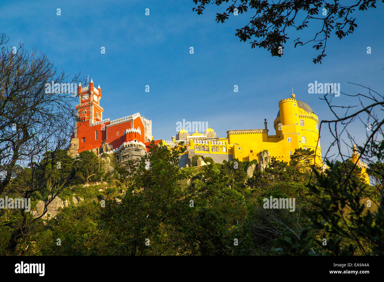 Pena-Palast Sintra Portugal Stockfoto