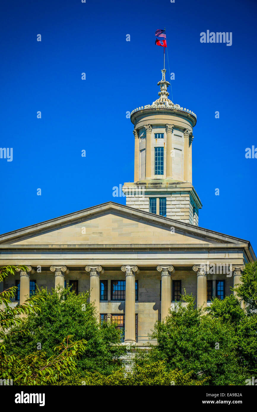 Tennessee State Capitol building in Nashville, TN Stockfoto