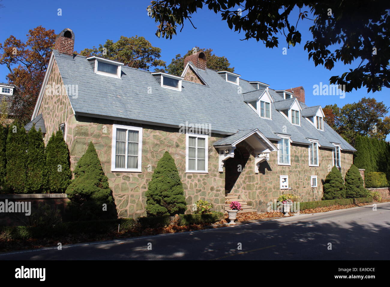 Wallcot, Ernest Flagg Estate, Todt Hill, Staten Island Stockfotografie