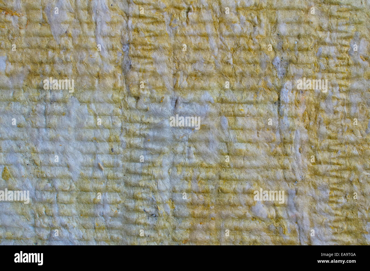 Closeup Blatt Steinwolle, Wärmedämmung Materialtextur Stockfoto