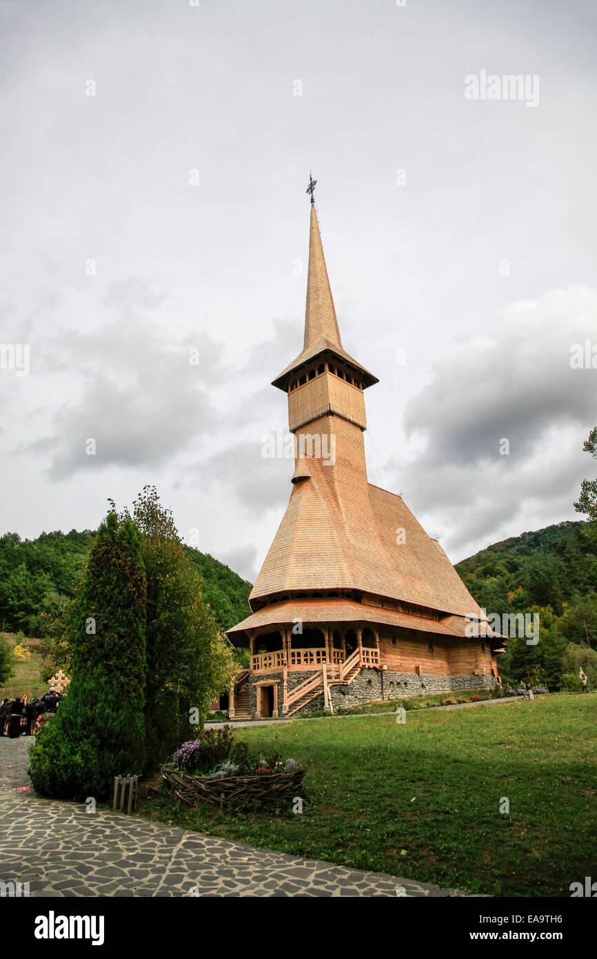 Kloster Barsana, Maramures Grafschaft, Rumänien Stockfoto