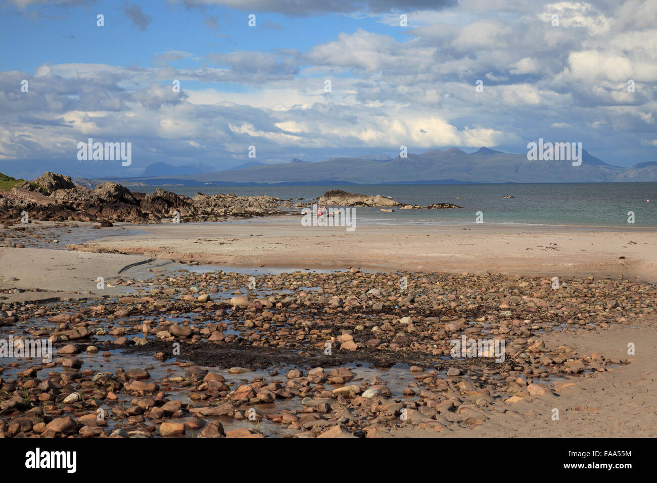 Mellon Udrigle Strand North West Highlands Schottland Stockfoto