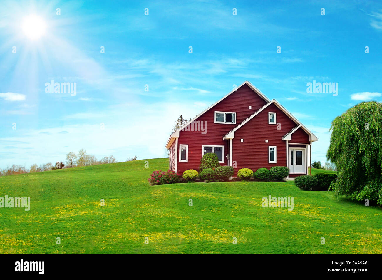 glückliche Liebe Freude Hoffnung Stockfoto