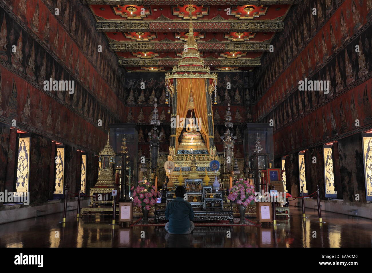 Buddhaisawan Kapelle - Nationalmuseum, Bangkok - Thailand Stockfoto