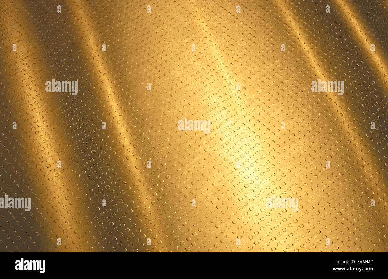 Hintergrund des Goldes mit Kreisen in selbst Erleichterung. Stockfoto
