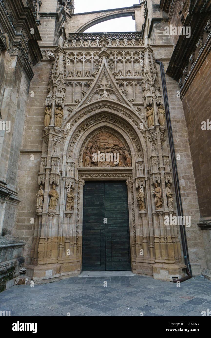 Kathedrale von Sevilla Stockfoto