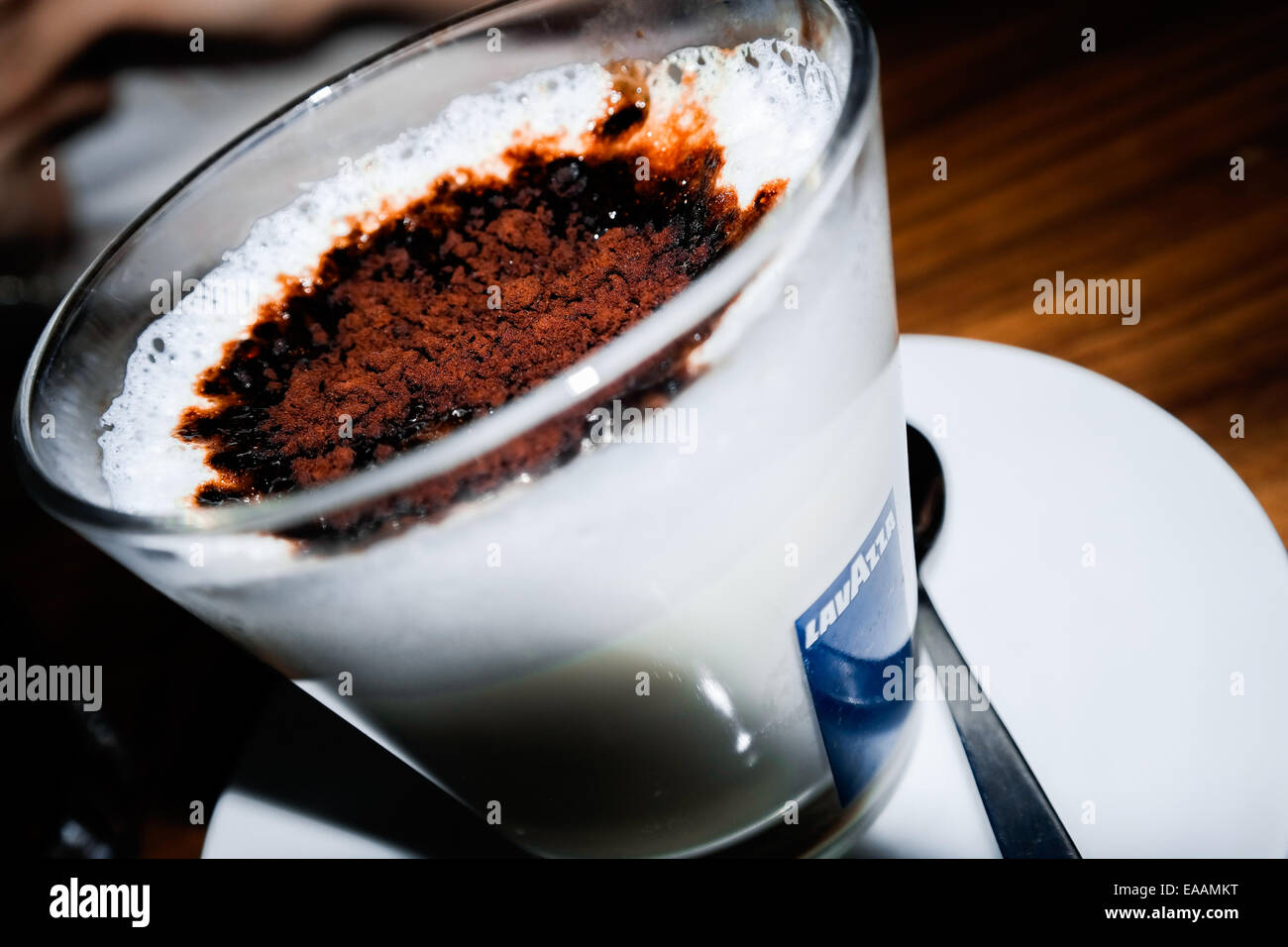 Kaffee am Morgen Stockfoto