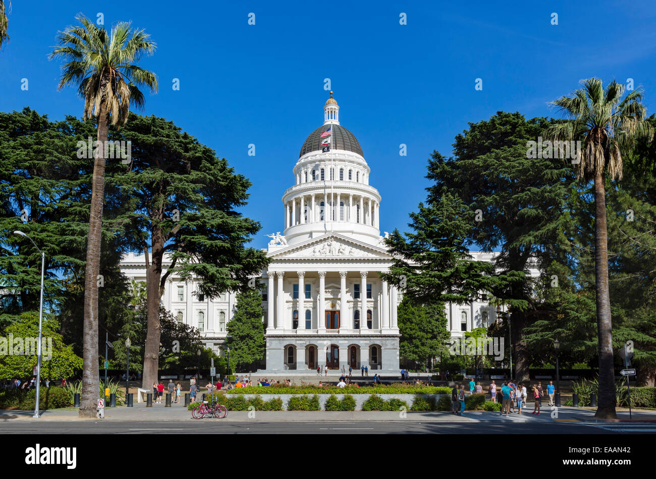 Kalifornien Zustand-Kapitol, Sacramento, Kalifornien, USA Stockfoto