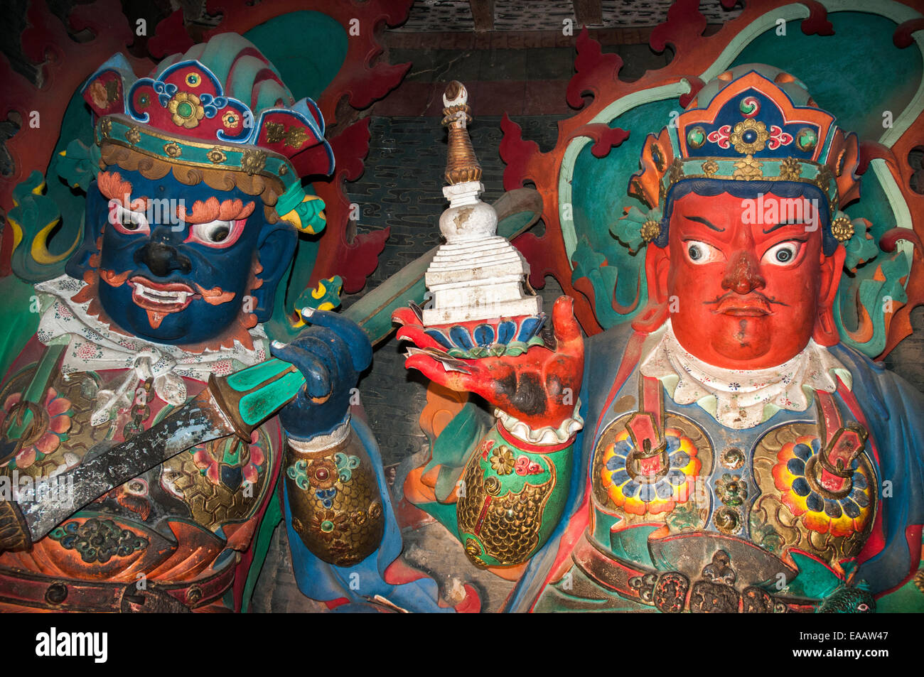 Palkhor Chode Kloster beinhaltet die 15. C. Kumbum-Tschörten in Gyantse, Tibet Stockfoto