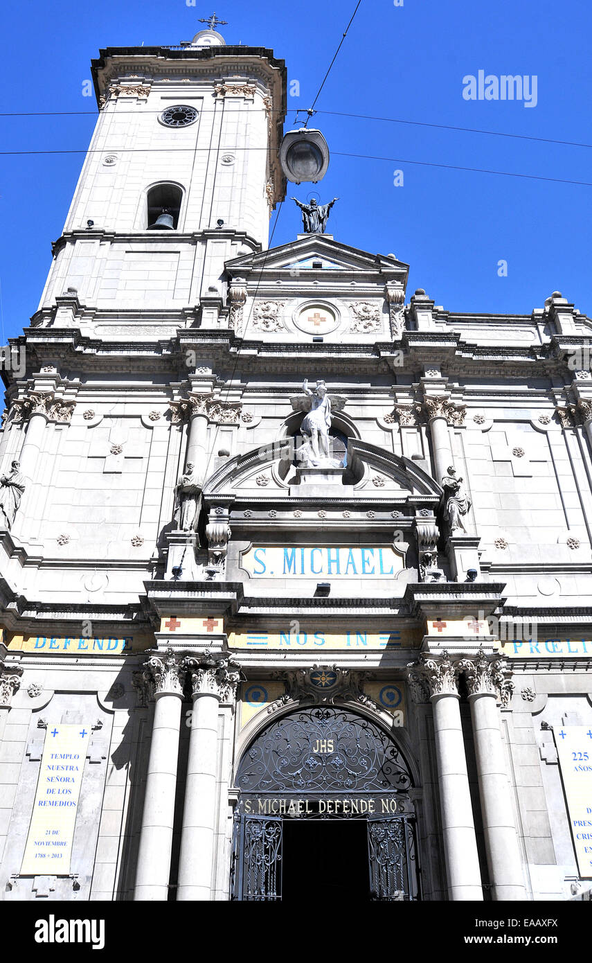 Kirche Saint Michael, Buenos Aires, Argentinien Stockfoto