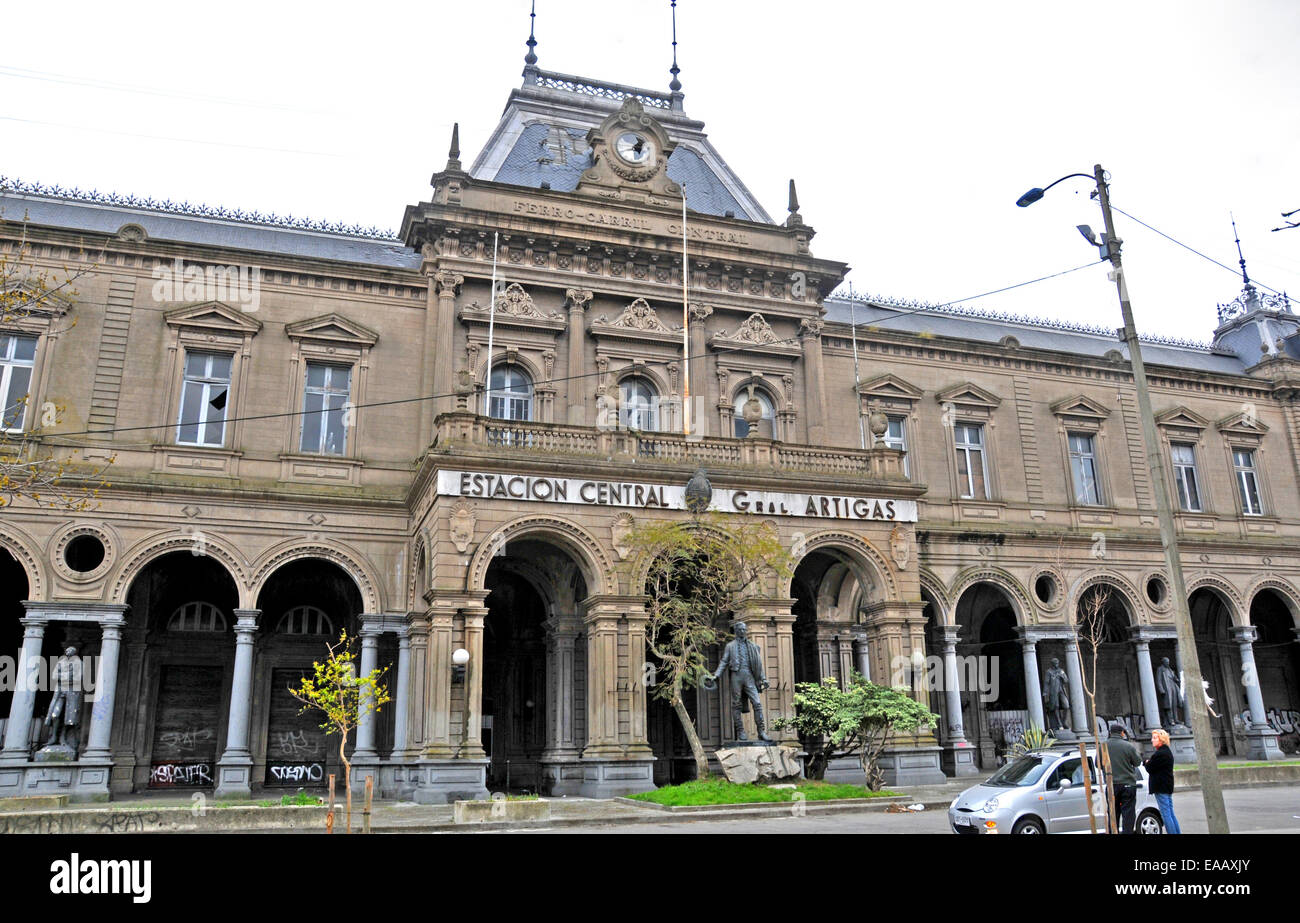 Old Estacion Central General Artigas, Montevideo, Uruguay Stockfoto