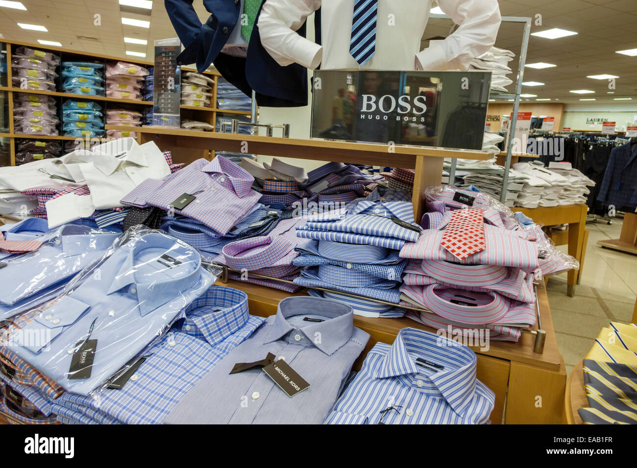 Miami Florida Macys Kaufhaus Einkaufen Im Verkauf Display Mode