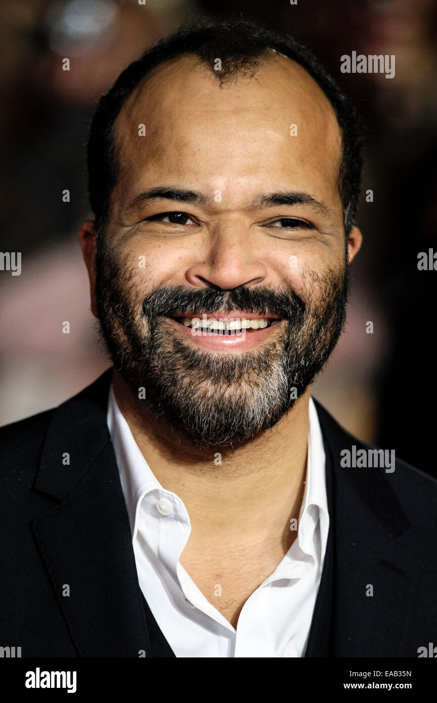 London, UK. 10. November 2014. Jeffrey Wright besucht die Weltpremiere von The Hunger Games: Mockingjay Teil 1 auf 11.10.2014 im ODEON Leicester Square, London. Personen im Bild: Jeffrey Wright. Bildnachweis: Julie Edwards/Alamy Live-Nachrichten Stockfoto