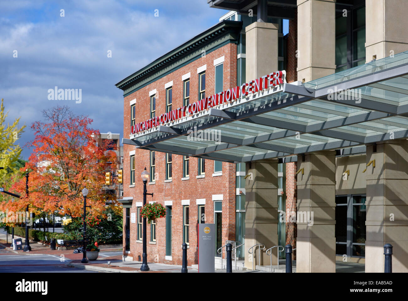 Convention Center außen, Lancaster City, Pennsylvania, USA Stockfoto