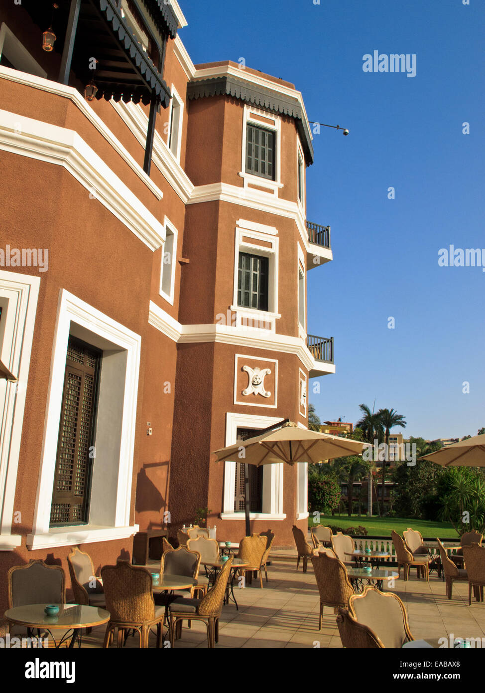 Das alte Gebäude des Hotels Sofitel Legend Old Cataract Aswan Stockfoto
