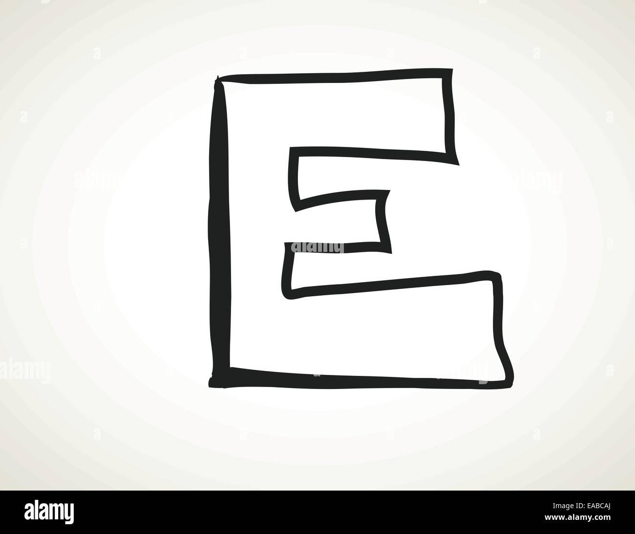 Briefe gezogen Stock Vektor