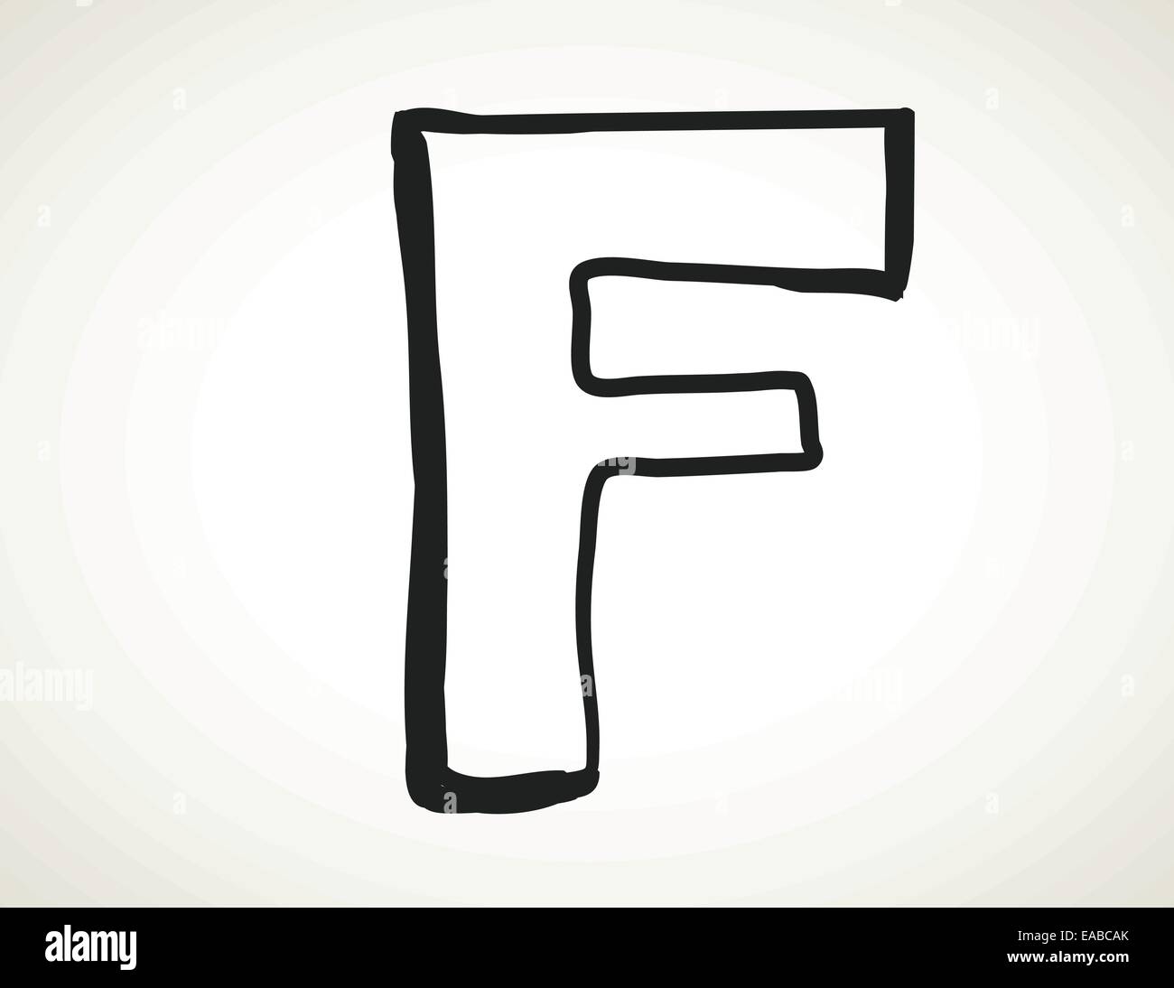 Briefe gezogen Stock Vektor