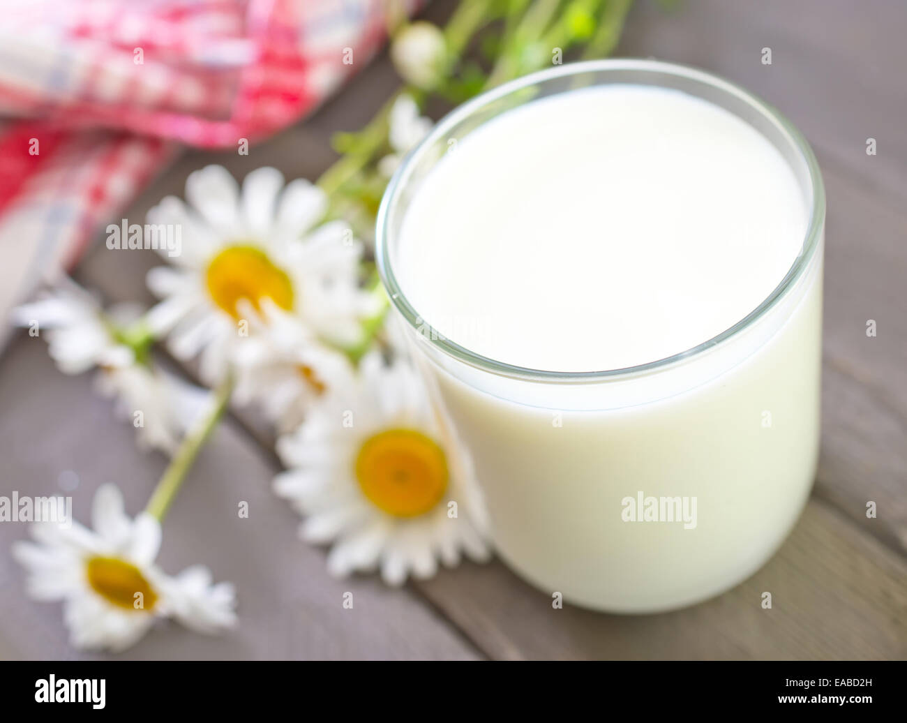 frische Milch Stockfoto