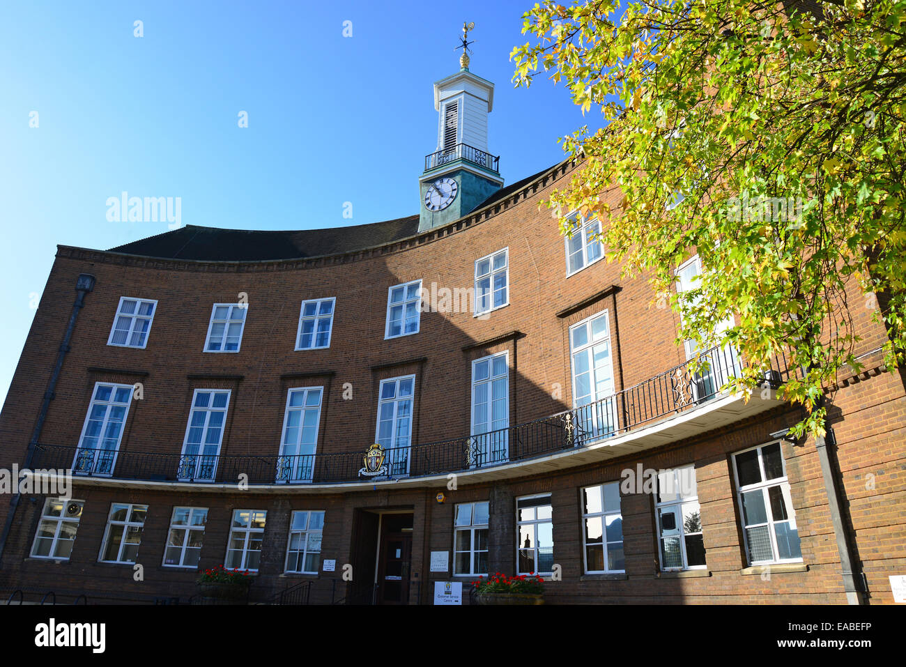 Watford Town Hall, Hempstead Road, Watford, Hertfordshire, England, Vereinigtes Königreich Stockfoto