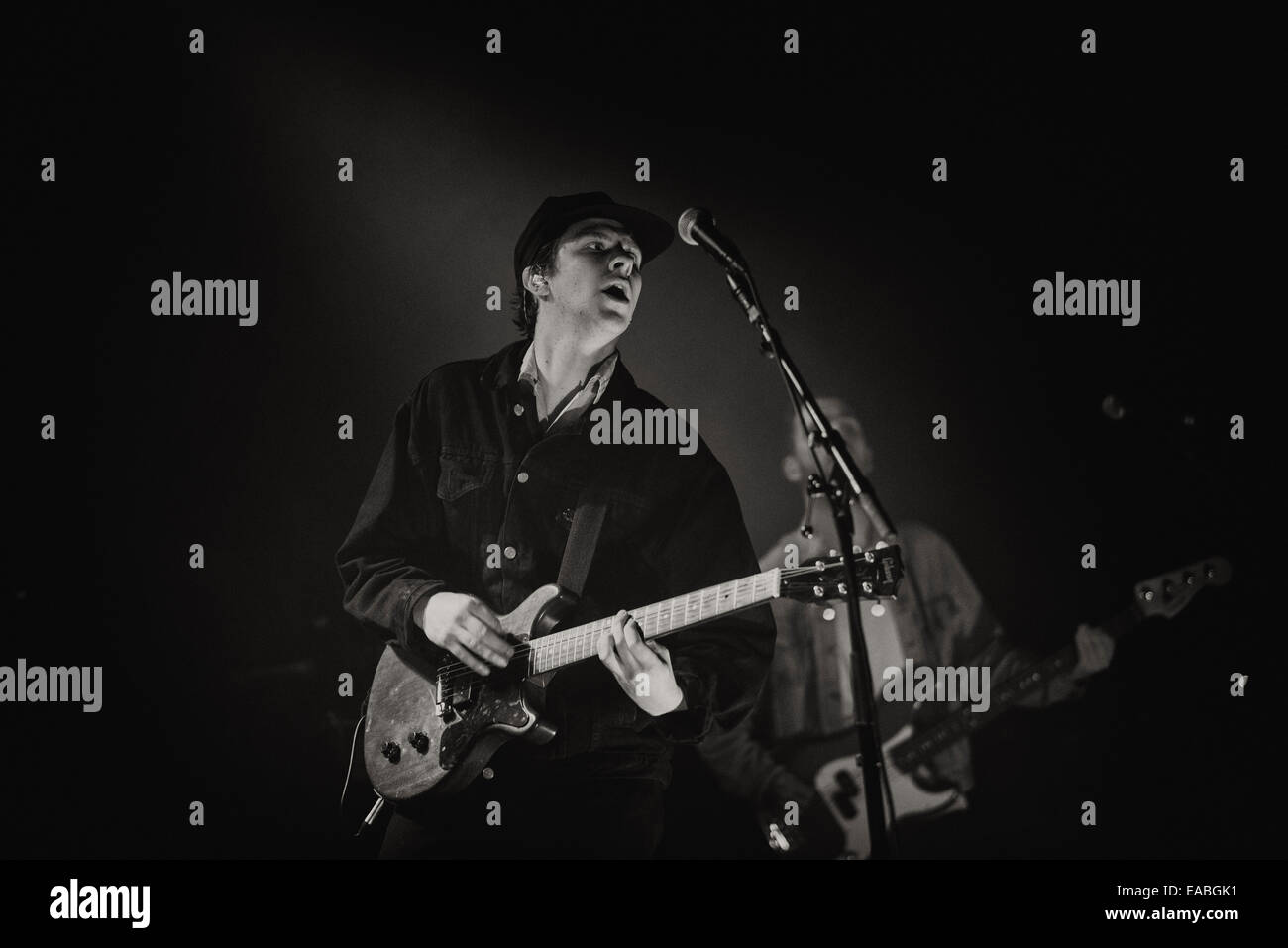 Jamie T führt auf den Barrowlands Ballroom am 10. November 2014 in Glasgow, Schottland © Sam Kovak/Alamy Stockfoto