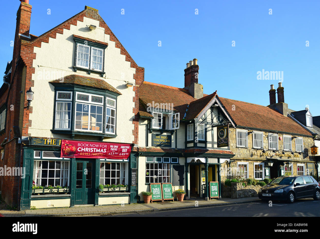 Das Signalhorn Poststation, Vereinigtes St James' Square, Yarmouth, Isle Of Wight, England, Königreich Stockfoto