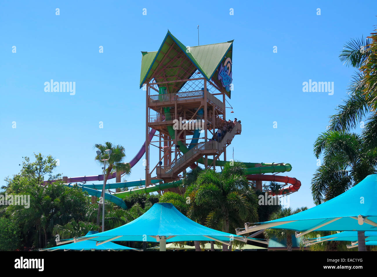 Aquatica-Seaworld Florida Stockfoto