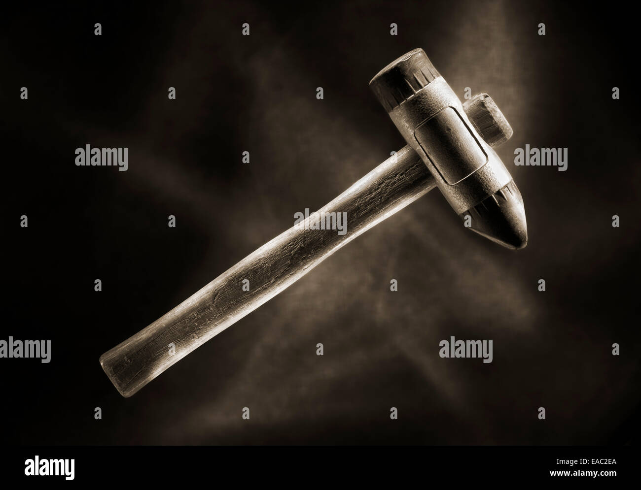 Unter der Leitung Gummihammer. Stockfoto