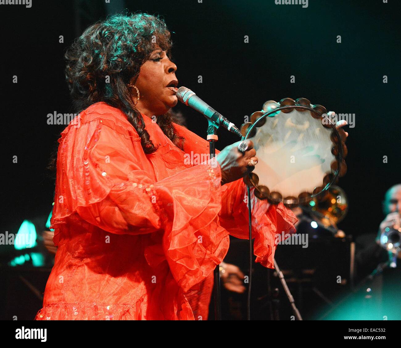 Martha Reeves und das Vandellas Durchführung live in The Button Factory Featuring: Martha Reeves wo: Dublin, Irland: 9. Mai 2014 Stockfoto