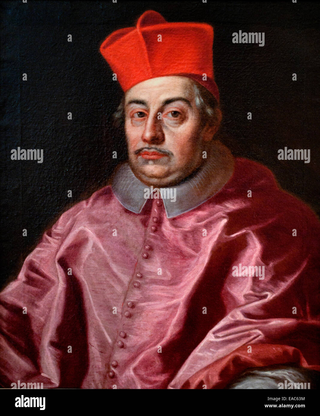 Giovanni Maria MORANDI 1622-1717 Porträt des Kardinals Marcello Durazzo Italien Italienisch Stockfoto