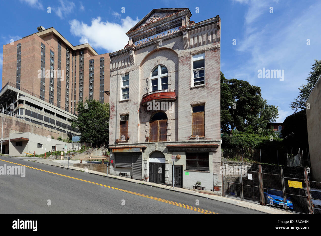 Odd Fellows Hall Yonkers New York Stockfoto