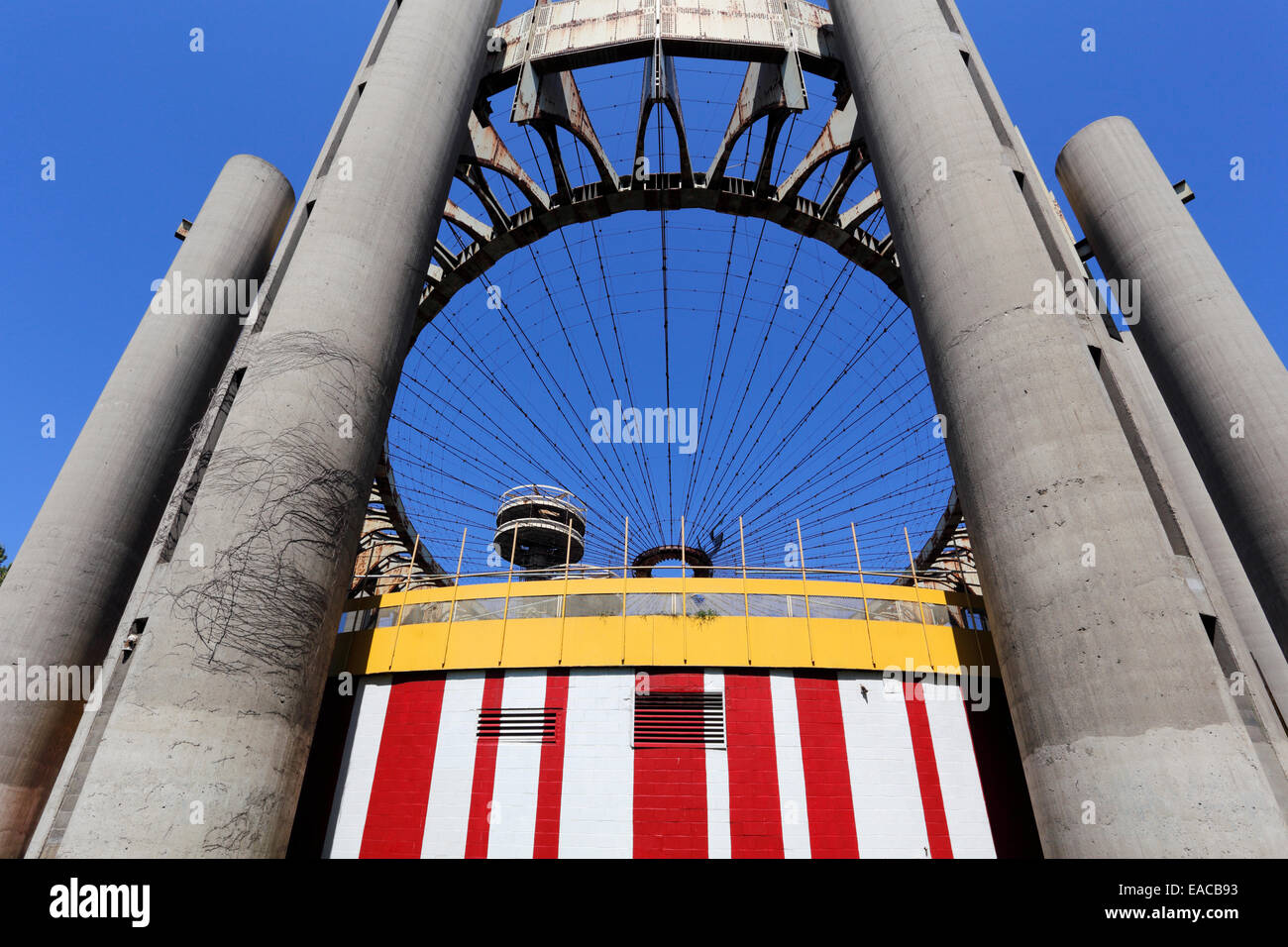 New York-Pavillon aus dem 1964 Weltausstellung Flushing Meadows Corona Park Queens New York verlassen Stockfoto