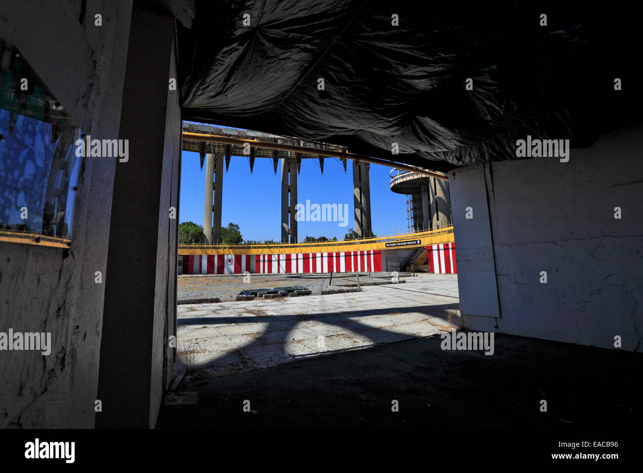 New York-Pavillon aus dem 1964 Weltausstellung Flushing Meadows Corona Park Queens New York verlassen Stockfoto