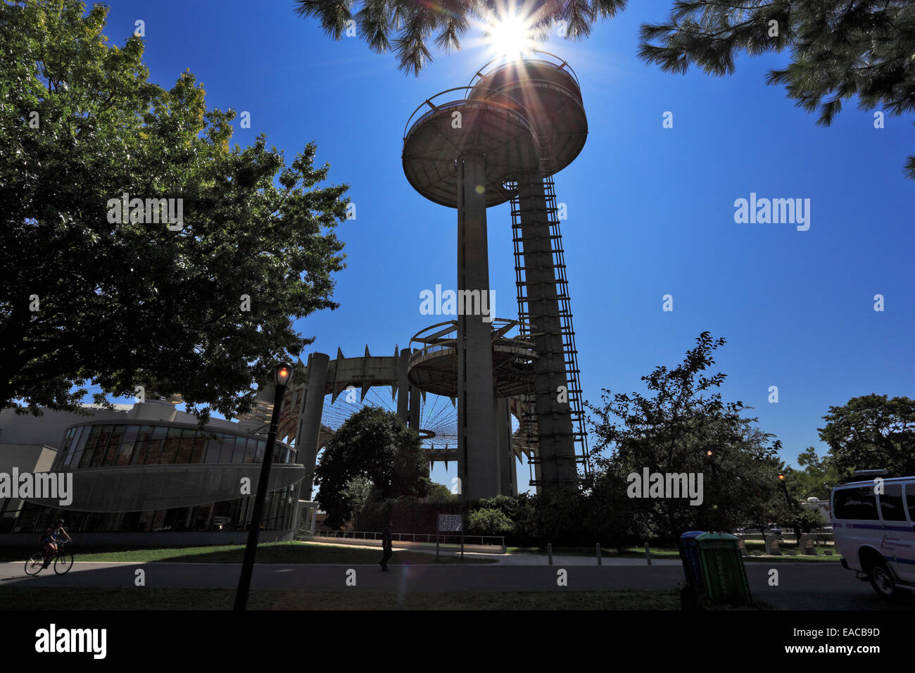 New York-Pavillon aus dem 1964 Weltausstellung Flushing Meadows Corona Park Queens New York verlassen Stockfoto
