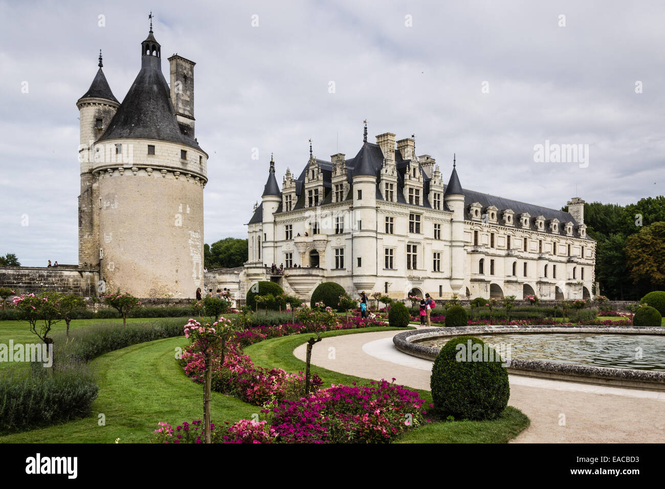 Schloss von Chenonceaux - Frankreich Stockfoto