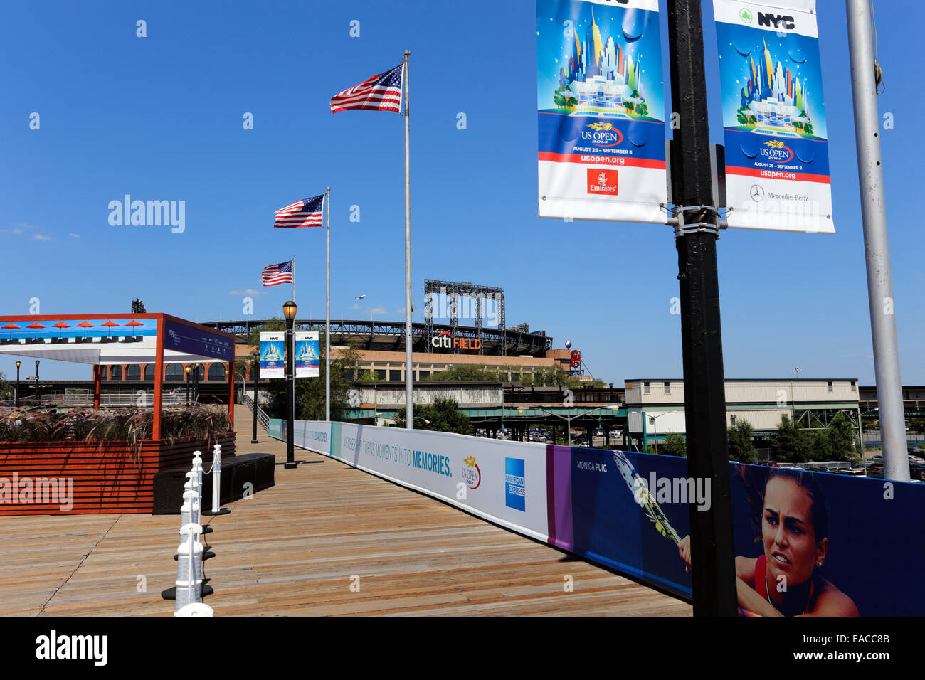 US Open Tennis Center Flushing Meadows Queens NY Stockfoto